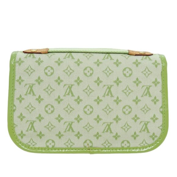 LOUIS VUITTON Monogram Mini Trousse Marie Kate Pouch Green M92935 Auth 73086SA - Picture 2 of 14